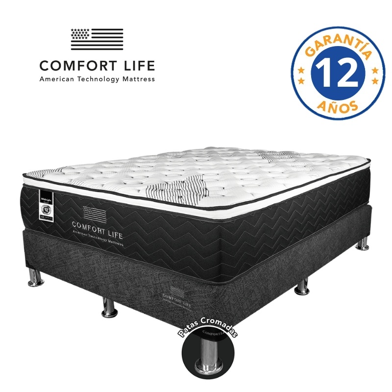 Camas y Colchones Comfort Life Midnight