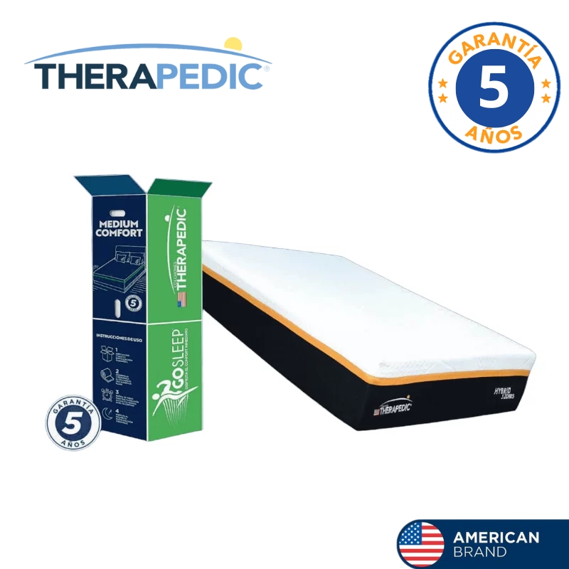Camas y colchones Therapedic Bed in a Box, Go Sleep