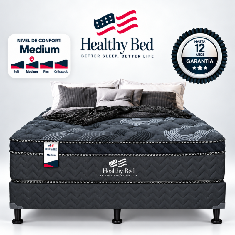 Camas Healthy Bed Comfort Plush Confort Medio