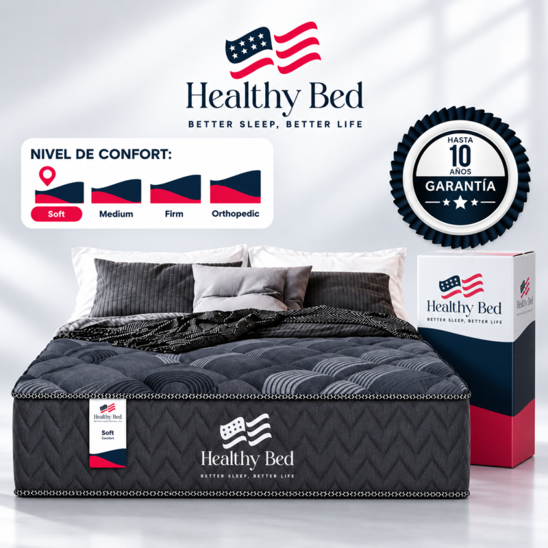 Colchón Healthy Bed In a Box Confort Suave